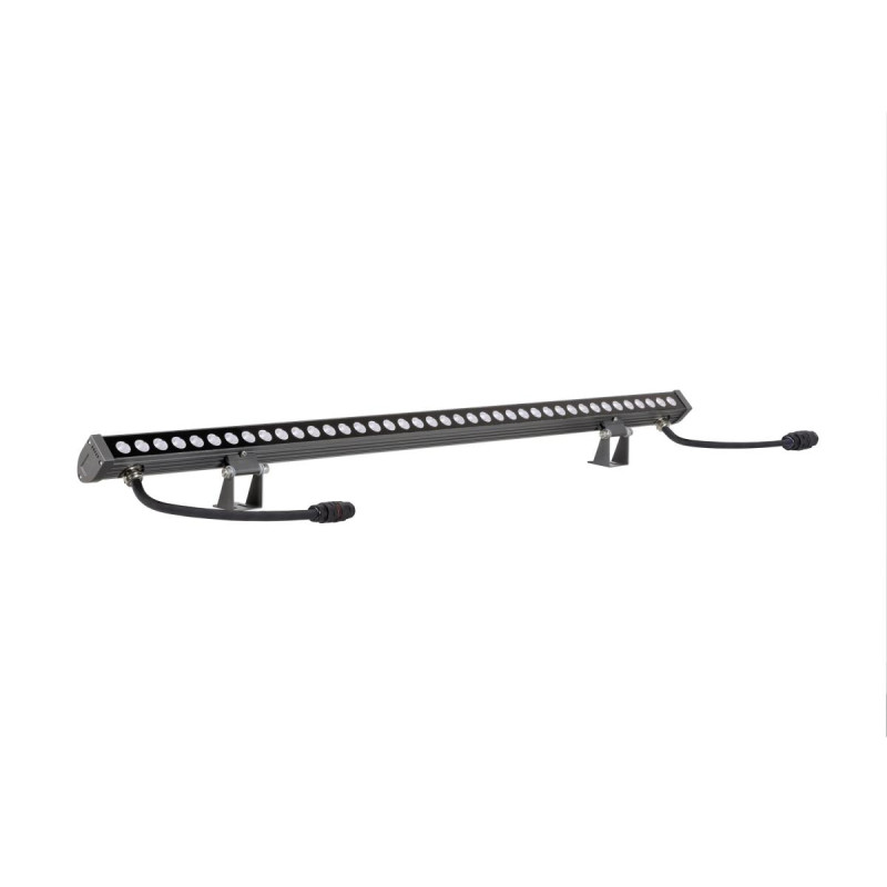 Applique en saillie GALEN PRO 120 3000 K 40 W DALI 2 Touch 54° gris - SLV - 1009108