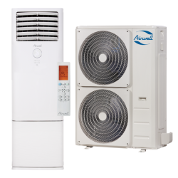 Ensemble climatisation avec unité extérieure YDAX triphasée et unité intérieure colonne 14 kW - SDMX - AIRWELL