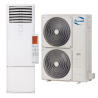 Ensemble climatisation avec unité extérieure YDAX triphasée et unité intérieure colonne 14 kW - SDMX - AIRWELL