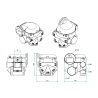 Kit VMC simple flux hygroréglable haute pression installation combles - EASYHOME HYGRO PREMIUM - ALDES