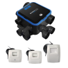 Kit VMC simple flux EasyHOME Premium Haute Pression HP+ BDH - ALDES