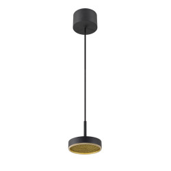 Suspension GRIP! FLAT intérieur PHASE 2700/3000 K noir / or - SLV - 1009014