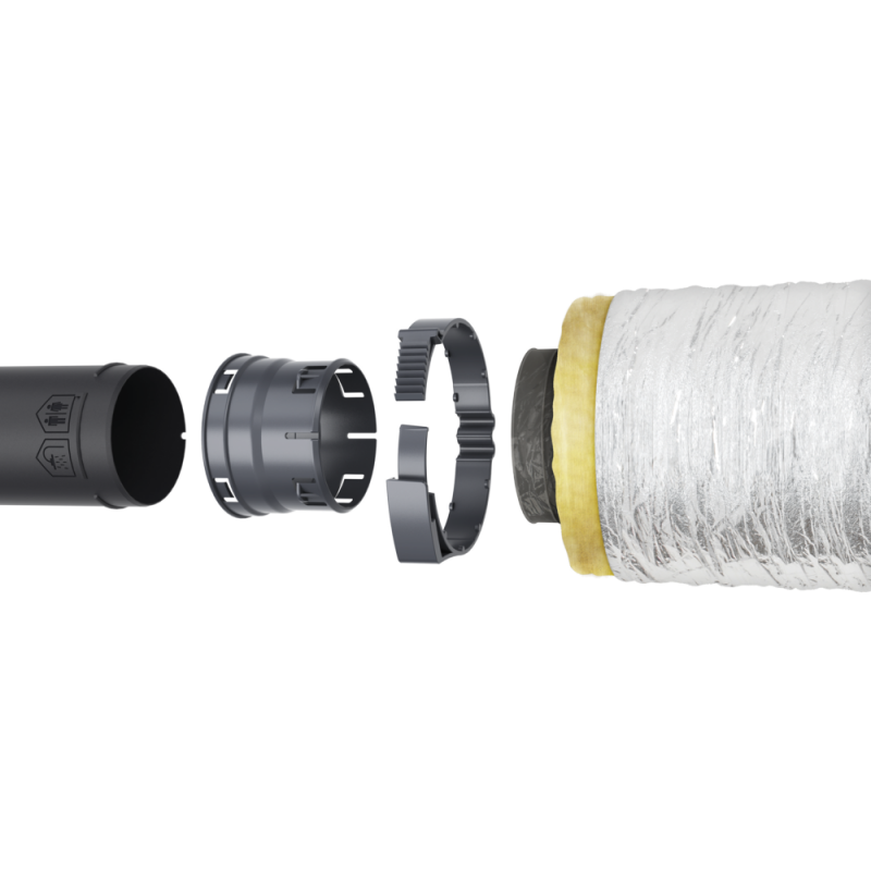 Kit VMC simple flux EasyHOME Premium Haute Pression HP+ BDH - ALDES