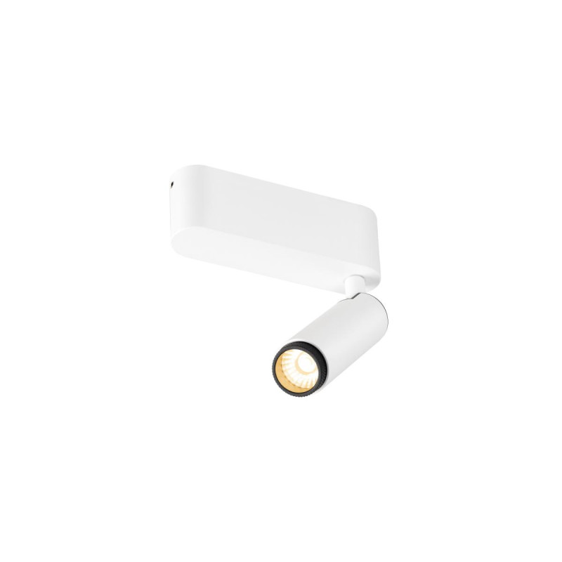 Plafonnier GRIP! S simple intérieur PHASE 2700 K 11 W 29° blanc / noir - SLV - 1009036