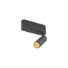 Plafonnier GRIP! S simple intérieur PHASE 2700 K 11 W 29° noir / or - SLV - 1009038