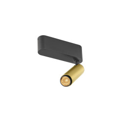 Plafonnier GRIP! S simple intérieur PHASE 2700 K 11 W 29° doré / noir - SLV - 1009042