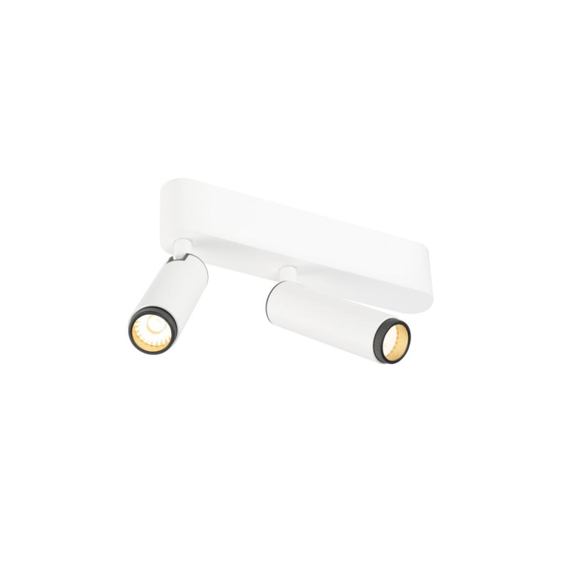 Plafonnier GRIP! S double intérieur PHASE 2700 K 21 W 29° blanc / noir - SLV - 1009044