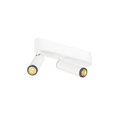 Plafonnier GRIP! S double intérieur PHASE 3000 K 21 W PHASE blanc / noir - SLV - 1009045