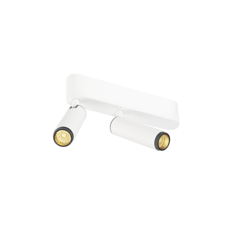 Plafonnier GRIP! S double intérieur PHASE 3000 K 21 W PHASE blanc / noir - SLV - 1009045