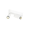 Plafonnier GRIP! S double intérieur PHASE 3000 K 21 W PHASE blanc / noir - SLV - 1009045