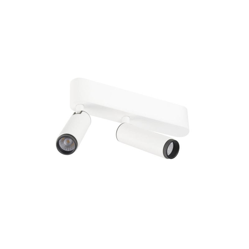 Plafonnier GRIP! S double intérieur PHASE 3000 K 21 W PHASE blanc / noir - SLV - 1009045