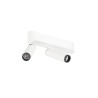Plafonnier GRIP! S double intérieur PHASE 3000 K 21 W PHASE blanc / noir - SLV - 1009045