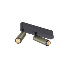 Plafonnier GRIP! S double intérieur PHASE 2700 K 21 W 29° bronze / noir - SLV - 1009048