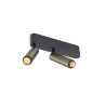 Plafonnier GRIP! S double intérieur PHASE 3000 K 21 W 29° bronze / noir - SLV - 1009049