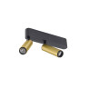 Plafonnier GRIP! S double intérieur PHASE 3000 K 21 W 29° doré / noir - SLV - 1009051