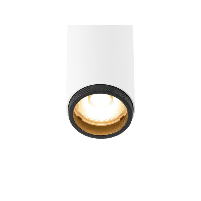 Plafonnier encastré GRIP! S PHASE 2700 K 29° IP20 cylindrique blanc /noir - SLV - 1009052