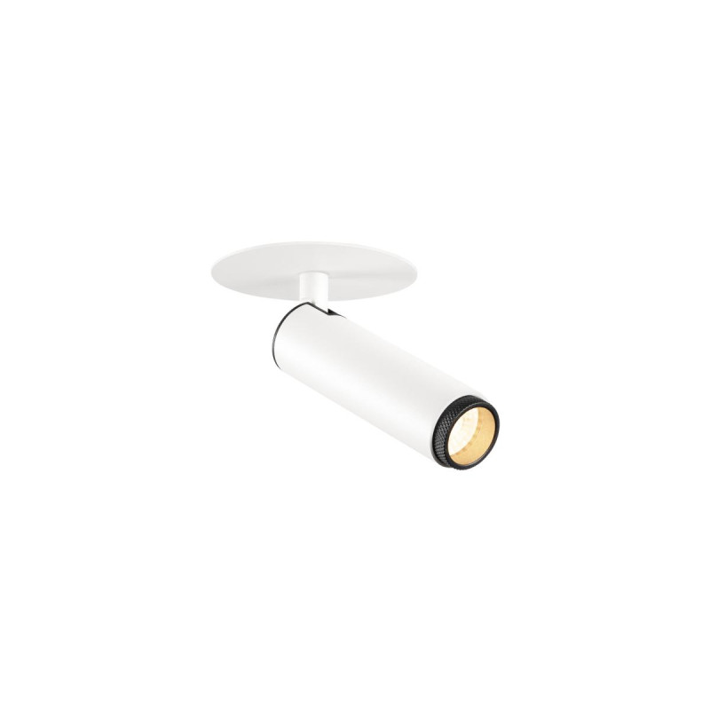 Plafonnier encastré GRIP! S PHASE 2700 K 29° IP20 cylindrique blanc /noir - SLV - 1009052