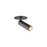 Plafonnier encastré GRIP! S PHASE 2700 K 29° IP20 cylindrique noir / or - SLV - 1009054