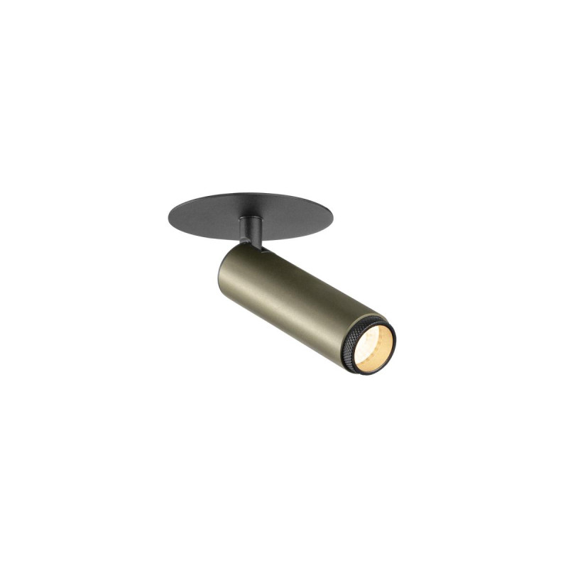 Plafonnier encastré GRIP! S PHASE 2700 K 29° IP20 cylindrique bronze/noir - SLV - 1009056