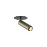 Plafonnier encastré GRIP! S PHASE 2700 K 29° IP20 cylindrique bronze/noir - SLV - 1009056