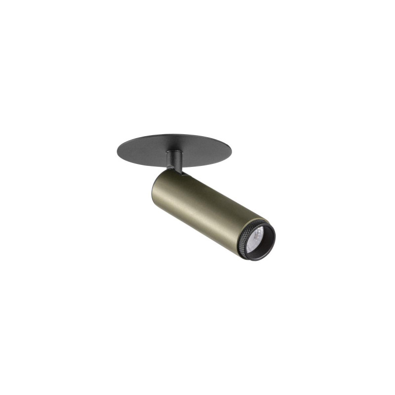 Plafonnier encastré GRIP! S PHASE 3000 K 29° IP20 cylindrique bronze/noir - SLV - 1009057