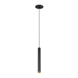 Suspension GRIP! S longueur de suspension 200&nbsp;cm 3000&nbsp;K 29° noir / or - SLV - 1009063