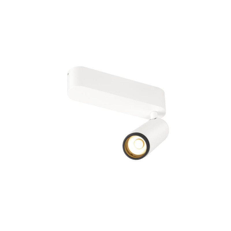 Plafonnier GRIP! M intérieur simple PHASE 3000 K 14 W 42° blanc / noir - SLV - 1009069