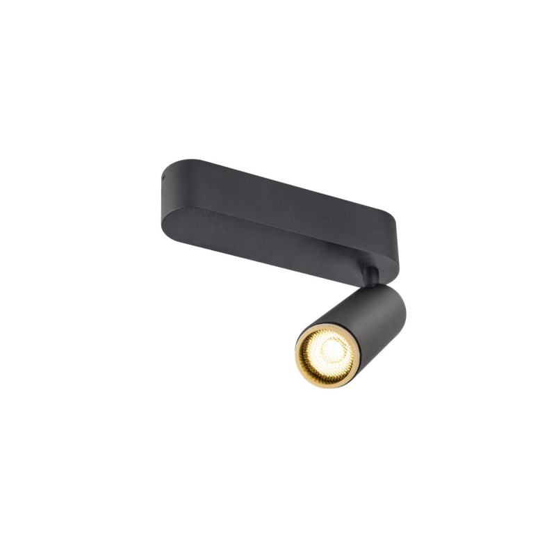 Plafonnier GRIP! M intérieur simple PHASE 3000 K 14 W 42° noir/ or - SLV - 1009071