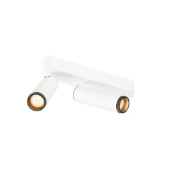 Plafonnier GRIP! M intérieur double PHASE 2700 K 28 W 42° blanc / noir - SLV - 1009076