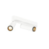 Plafonnier GRIP! M intérieur double PHASE 2700 K 28 W 42° blanc / noir - SLV - 1009076