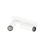 Plafonnier GRIP! M intérieur double PHASE 2700 K 28 W 42° blanc / noir - SLV - 1009076