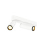 Plafonnier GRIP! M intérieur double PHASE 3000 K 28 W 42° blanc / noir - SLV - 1009077