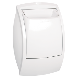 Bouche autoréglable Bap'SI double débit électrique push D2 sans fût blanc - ALDES - 11019114