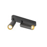 Plafonnier GRIP! M intérieur double PHASE 3000 K 28 W 42° noir / or - SLV - 1009079