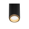 Plafonnier encastré GRIP! M PHASE 2700 K 42° IP20 cylindrique noir / or - SLV - 1009086