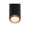 Plafonnier encastré GRIP! M PHASE 3000 K 42° IP20 cylindrique noir / or - SLV - 1009087
