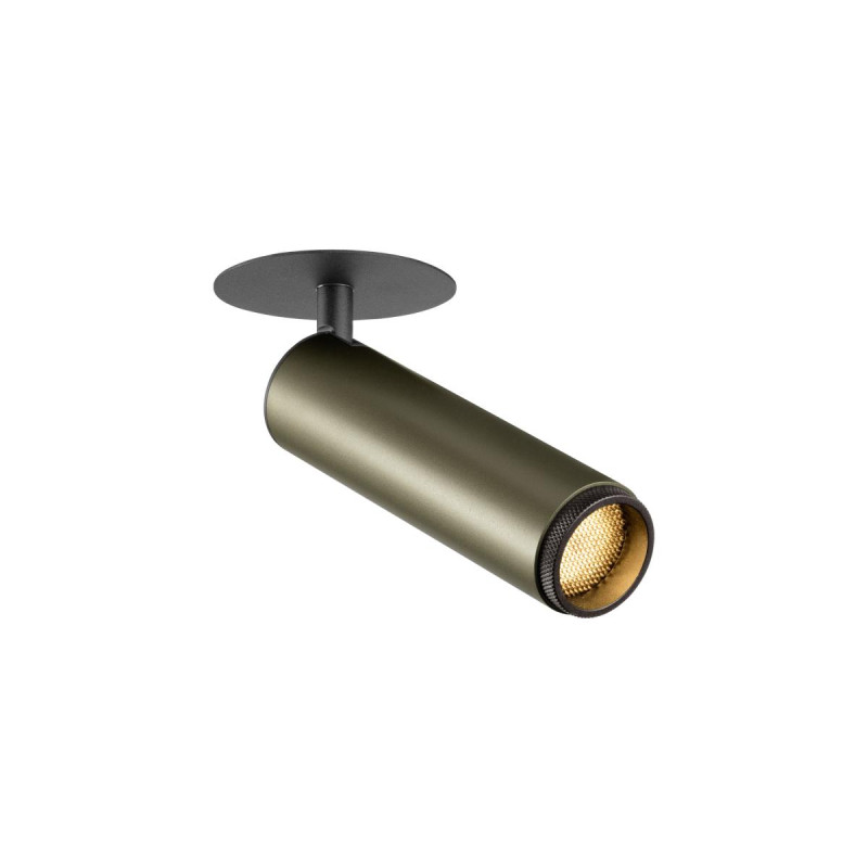 Plafonnier encastré GRIP! M PHASE 2700 K 42° IP20 cylindrique bronze/noir - SLV - 1009088