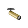 Plafonnier encastré GRIP! M PHASE 2700 K 42° IP20 cylindrique or / noir - SLV - 1009090