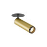 Plafonnier encastré GRIP! M PHASE 3000 K 42° IP20 cylindrique or / noir - SLV - 1009091