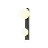 Double SUN WL G9 applique murale intérieur ronde 2 x max. 5 W IP20 noir - SLV - 1009145