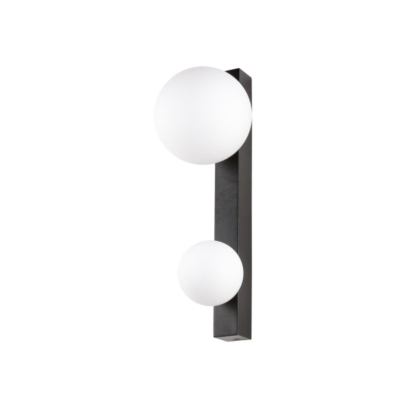Double SUN WL G9 applique murale intérieur ronde 2 x max. 5 W IP20 noir - SLV - 1009145