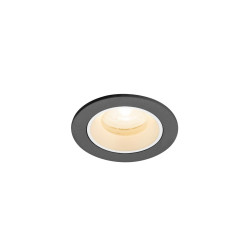 Spot encastré NUMINOS® XS intérieur 2700&nbsp;K 20° IP20 rond noir / blanc - SLV - 1009272