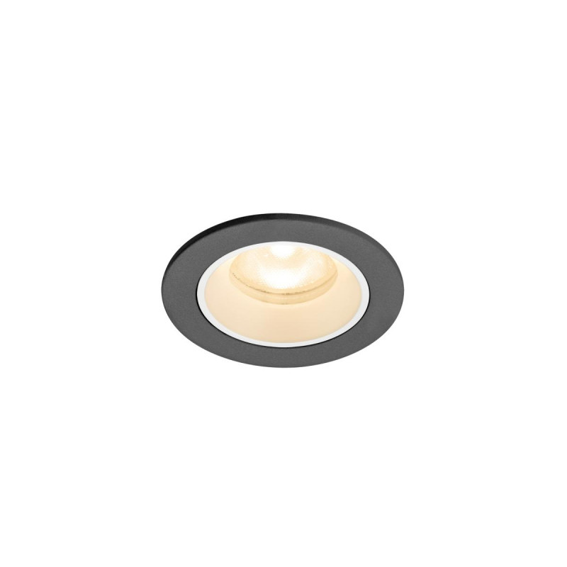 Spot encastré NUMINOS® XS intérieur 2700&nbsp;K 55° IP20 rond noir / blanc - SLV - 1009278