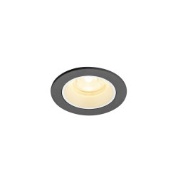 Spot encastré NUMINOS® XS intérieur 3000&nbsp;K 40° IP20 rond noir / blanc - SLV - 1009293