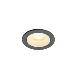 Spot encastré NUMINOS® XS intérieur 3000&nbsp;K 55° IP20 rond noir / blanc - SLV - 1009296
