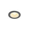 Spot encastré NUMINOS® XS intérieur 3000&nbsp;K 55° IP20 rond noir / blanc - SLV - 1009296