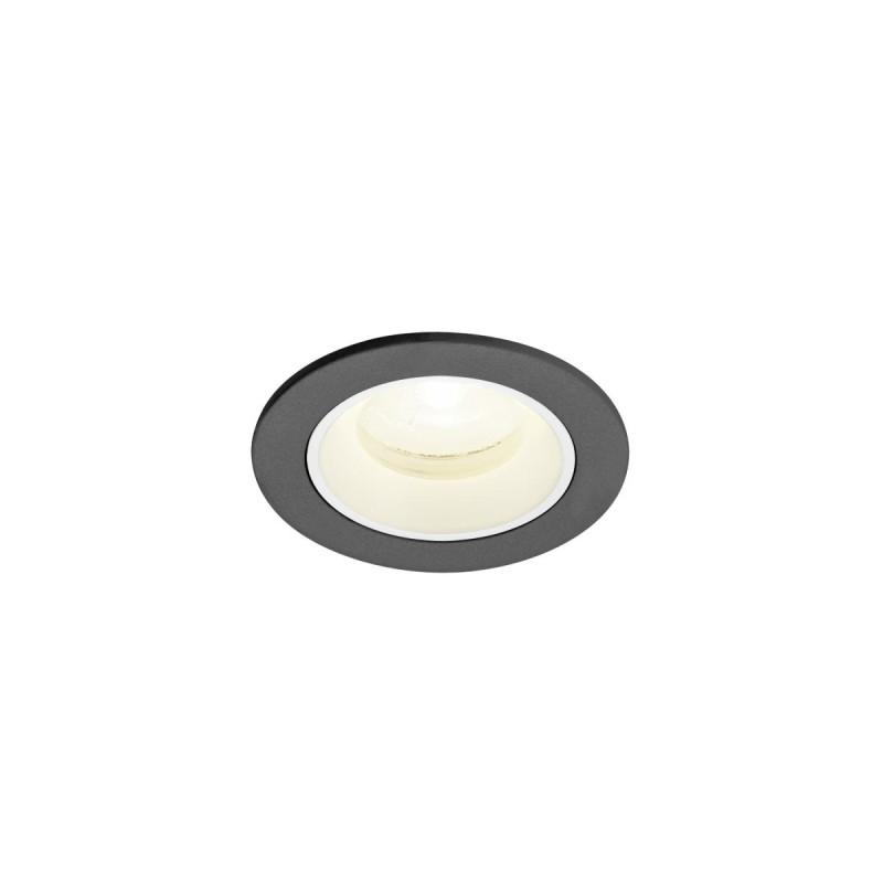 Spot encastré NUMINOS® XS intérieur 4000&nbsp;K 20° IP20 rond noir / blanc - SLV - 1009308