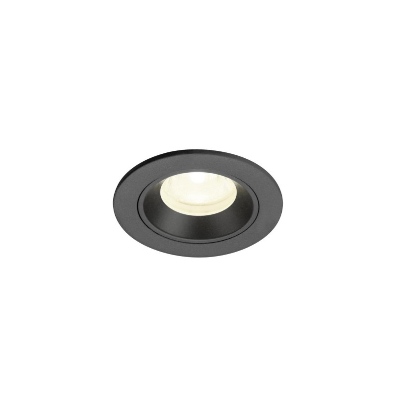 Spot encastré NUMINOS® XS intérieur 4000&nbsp;K 40° IP20 rond noir - SLV - 1009310