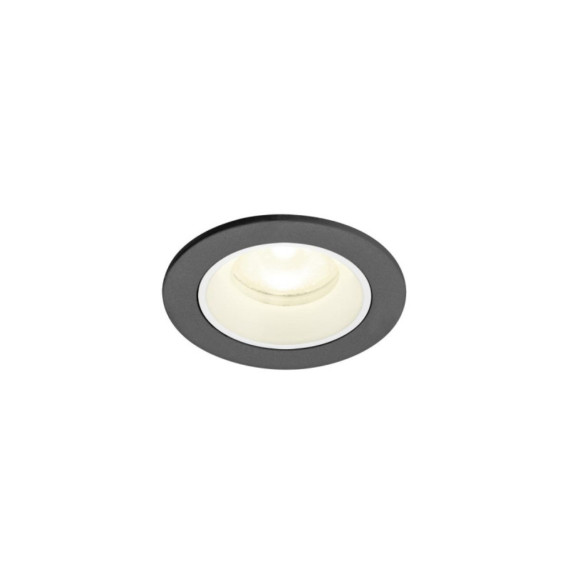 Spot encastré NUMINOS® XS intérieur 4000&nbsp;K 55° IP20 rond noir / blanc - SLV - 1009314