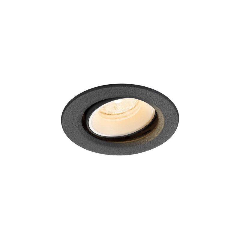 Spot encastré NUMINOS® MOVE XS intérieur 2700&nbsp;K 20° IP20 rond noir /blanc - SLV - 1009326
